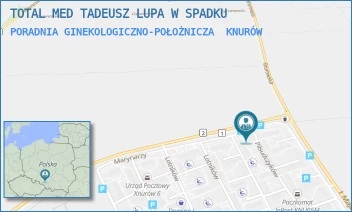 PORADNIA GINEKOLOGICZNO-POŁOŻNICZA - TOTAL MED TADEUSZ LUPA W SPADKU - UL. PIŁSUDCZYKÓW 18,  KNURÓW