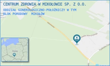 ODDZIAŁ GINEKOLOGICZNO-POŁOŻNICZY W TYM BLOK PORODOWY - CENTRUM ZDROWIA W MIKOŁOWIE SP. Z O.O. - UL. LUDWIKA WARYŃSKIEGO 2,  MIKOŁÓW