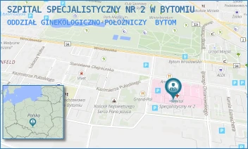 ODDZIAŁ GINEKOLOGICZNO-POŁOŻNICZY - SZPITAL SPECJALISTYCZNY NR 2 W BYTOMIU - UL. BATOREGO 15,  BYTOM
