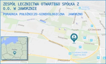 PORADNIA POŁOŻNICZO-GINEKOLOGICZNA - ZESPÓŁ LECZNICTWA OTWARTEGO SPÓŁKA Z O.O. W JAWORZNIE - UL. KOSZAROWA 2,  JAWORZNO