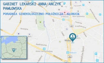 PORADNIA GINEKOLOGICZNO-POŁOŻNICZA - GABINET LEKARSKI ANNA ANCZYK - PAWŁOWSKA - UL. 3-MAJA 38,  KŁOBUCK