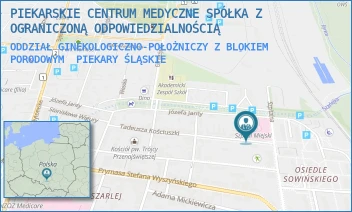 ODDZIAŁ GINEKOLOGICZNO-POŁOŻNICZY Z BLOKIEM PORODOWYM - PIEKARSKIE CENTRUM MEDYCZNE SPÓŁKA Z OGRANICZONĄ ODPOWIEDZIALNOŚCIĄ - UL. SZPITALNA 11,  PIEKARY ŚLĄSKIE