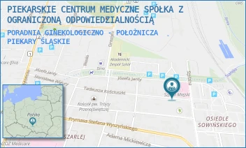 PORADNIA GINEKOLOGICZNO - POŁOŻNICZA - PIEKARSKIE CENTRUM MEDYCZNE SPÓŁKA Z OGRANICZONĄ ODPOWIEDZIALNOŚCIĄ - UL. SZPITALNA 11,  PIEKARY ŚLĄSKIE