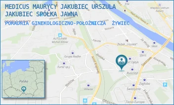 PORADNIA GINEKOLOGICZNO-POŁOŻNICZA - MEDICUS MAURYCY JAKUBIEC URSZULA JAKUBIEC SPÓŁKA JAWNA - UL. DWORCOWA 22,  ŻYWIEC