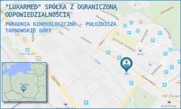 PORADNIA GINEKOLOGICZNO - POŁOŻNICZA - "LUXARMED" SPÓŁKA Z OGRANICZONĄ ODPOWIEDZIALNOŚCIĄ - UL. KOŚCIELNA 30,  TARNOWSKIE GÓRY