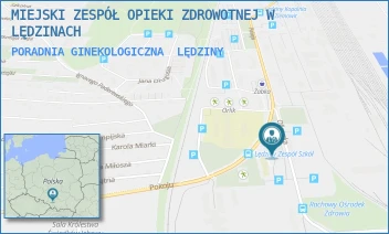PORADNIA GINEKOLOGICZNA - MIEJSKI ZESPÓŁ OPIEKI ZDROWOTNEJ W LĘDZINACH - UL. POKOJU 17,  LĘDZINY