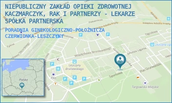 PORADNIA GINEKOLOGICZNO-POŁOŻNICZA - NIEPUBLICZNY ZAKŁAD OPIEKI ZDROWOTNEJ KACZMARCZYK, RAK I PARTNERZY - LEKARZE SPÓŁKA PARTNERSKA - UL. SPORTOWA 2A,  CZERWIONKA-LESZCZYNY