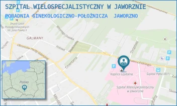 PORADNIA GINEKOLOGICZNO-POŁOŻNICZA - SZPITAL WIELOSPECJALISTYCZNY W JAWORZNIE - UL. JÓZEFA CHEŁMOŃSKIEGO 28,  JAWORZNO