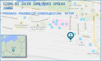 PORADNIA POŁOŻNICZO-GINEKOLOGICZNA - SIGMA-BI JACEK ZAMŁYŃSKI SPÓŁKA JAWNA - UL. IGNACEGO CHRZANOWSKIEGO 23,  BYTOM