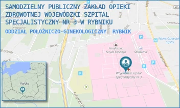 ODDZIAŁ POŁOŻNICZO-GINEKOLOGICZNY - SAMODZIELNY PUBLICZNY ZAKŁAD OPIEKI ZDROWOTNEJ WOJEWÓDZKI SZPITAL SPECJALISTYCZNY NR 3 W RYBNIKU - UL. ENERGETYKÓW 46,  RYBNIK