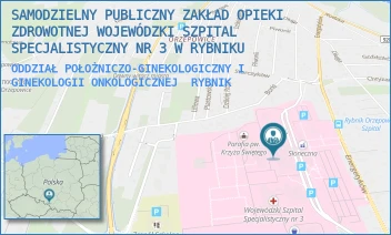 ODDZIAŁ POŁOŻNICZO-GINEKOLOGICZNY I GINEKOLOGII ONKOLOGICZNEJ - SAMODZIELNY PUBLICZNY ZAKŁAD OPIEKI ZDROWOTNEJ WOJEWÓDZKI SZPITAL SPECJALISTYCZNY NR 3 W RYBNIKU - UL. ENERGETYKÓW 46,  RYBNIK