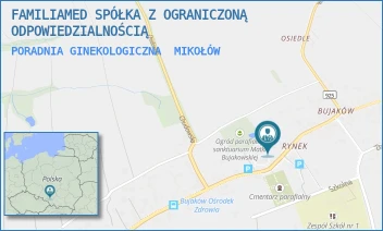 PORADNIA GINEKOLOGICZNA - FAMILIAMED SPÓŁKA Z OGRANICZONĄ ODPOWIEDZIALNOŚCIĄ - UL. KS. F. GÓRKI 60,  MIKOŁÓW