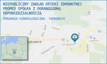 PORADNIA GINEKOLOGICZNA - NIEPUBLICZNY ZAKŁAD OPIEKI ZDROWOTNEJ PROMED SPÓŁKA Z OGRANICZONĄ ODPOWIEDZIALNOŚCIĄ - ZWYCIĘSTWA 15,  TĄPKOWICE