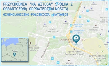 GINEKOLOGICZNO-POŁOŻNICZA - PRZYCHODNIA "NA WITOSA" SPÓŁKA Z OGRANICZONĄ ODPOWIEDZIALNOŚCIĄ - UL. WINCENTEGO WITOSA 21,  KATOWICE