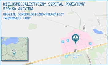 ODDZIAŁ GINEKOLOGICZNO-POŁOŻNICZY - WIELOSPECJALISTYCZNY SZPITAL POWIATOWY SPÓŁKA AKCYJNA - UL. PYSKOWICKA 47-51,  TARNOWSKIE GÓRY