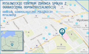 ODDZIAŁ GINEKOLOGICZNO-POŁOŻNICZY - MYSŁOWICKIE CENTRUM ZDROWIA SPÓŁKA Z OGRANICZONĄ ODPOWIEDZIALNOŚCIĄ - UL. MIKOŁOWSKA 1,  MYSŁOWICE