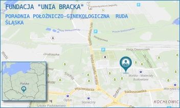 PORADNIA POŁOŻNICZO-GINEKOLOGICZNA - FUNDACJA "UNIA BRACKA" - UL. ODDZIAŁÓW MŁODZIEŻY POWSTAŃCZEJ 14,  RUDA ŚLĄSKA