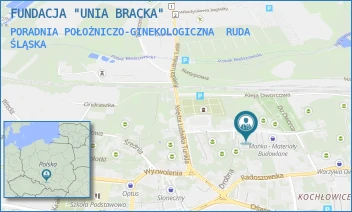 PORADNIA POŁOŻNICZO-GINEKOLOGICZNA - FUNDACJA "UNIA BRACKA" - UL. ODDZIAŁÓW MŁODZIEŻY POWSTAŃCZEJ 14A,  RUDA ŚLĄSKA