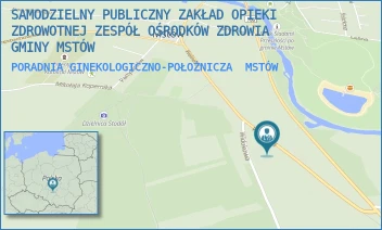 PORADNIA GINEKOLOGICZNO-POŁOŻNICZA - SAMODZIELNY PUBLICZNY ZAKŁAD OPIEKI ZDROWOTNEJ ZESPÓŁ OŚRODKÓW ZDROWIA GMINY MSTÓW - UL. WOLNOŚCI 58,  MSTÓW