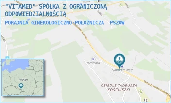 PORADNIA GINEKOLOGICZNO-POŁOŻNICZA - "VITAMED" SPÓŁKA Z OGRANICZONĄ ODPOWIEDZIALNOŚCIĄ - UL. WŁADYSŁAWA ANDERSA 22,  PSZÓW