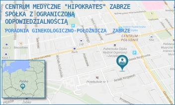 PORADNIA GINEKOLOGICZNO-POŁOŻNICZA - CENTRUM MEDYCZNE "HIPOKRATES" ZABRZE SPÓŁKA Z OGRANICZONĄ ODPOWIEDZIALNOŚCIĄ - UL. WŁADYSŁAWA REYMONTA 42,  ZABRZE