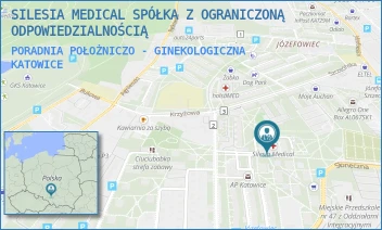 PORADNIA POŁOŻNICZO - GINEKOLOGICZNA - SILESIA MEDICAL SPÓŁKA Z OGRANICZONĄ ODPOWIEDZIALNOŚCIĄ - UL. KS. ŚCIEGIENNEGO 49 C,  KATOWICE