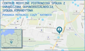 PORADNIA PATOLOGII CIĄŻY - CENTRUM MEDYCZNE PIOTROWICKA SPÓŁKA Z OGRANICZONĄ ODPOWIEDZIALNOŚCIĄ SPÓŁKA KOMANDYTOWA - UL. PIOTROWICKA 83/0,  KATOWICE