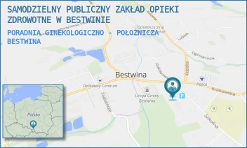 PORADNIA GINEKOLOGICZNO - POŁOŻNICZA - SAMODZIELNY PUBLICZNY ZAKŁAD OPIEKI ZDROWOTNE W BESTWINIE - UL. SZKOLNA 6,  BESTWINA
