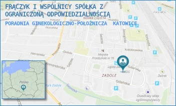 PORADNIA GINEKOLOGICZNO-POŁOŻNICZA - FRĄCZYK I WSPÓLNICY SPÓŁKA Z OGRANICZONĄ ODPOWIEDZIALNOŚCIĄ - UL. ZADOLE 30,  KATOWICE