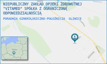 PORADNIA GINEKOLOGICZNO-POŁOŻNICZA - NIEPUBLICZNY ZAKŁAD OPIEKI ZDROWOTNEJ "VITAMED" SPÓŁKA Z OGRANICZONĄ ODPOWIEDZIALNOŚCIĄ - UL. RÓŻANA 7,  GLIWICE