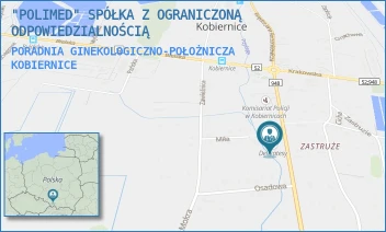 PORADNIA GINEKOLOGICZNO-POŁOŻNICZA - "POLIMED" SPÓŁKA Z OGRANICZONĄ ODPOWIEDZIALNOŚCIĄ - UL. ŻYWIECKA 10,  KOBIERNICE