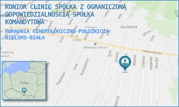 PORADNIA GINEKOLOGICZNO-POŁOŻNICZA - KONIOR CLINIC SPÓŁKA  KOMANDYTOWA - UL. PSZENNA 11,  BIELSKO-BIAŁA