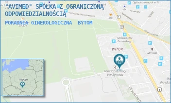PORADNIA GINEKOLOGICZNA - "AVIMED" SPÓŁKA Z OGRANICZONĄ ODPOWIEDZIALNOŚCIĄ - UL. PL. ŻEROMSKIEGO 1,  BYTOM