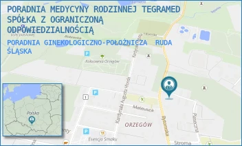 PORADNIA GINEKOLOGICZNO-POŁOŻNICZA - PORADNIA MEDYCYNY RODZINNEJ TEGRAMED SPÓŁKA Z OGRANICZONĄ ODPOWIEDZIALNOŚCIĄ - UL. PIASECZNA 10,  RUDA ŚLĄSKA