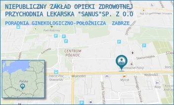 PORADNIA GINEKOLOGICZNO-POŁOŻNICZA - NIEPUBLICZNY ZAKŁAD OPIEKI ZDROWOTNEJ PRZYCHODNIA LEKARSKA "SANUS"SP. Z O.O - UL. WOLNOSCI 182,  ZABRZE