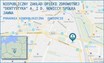 PORADNIA GINEKOLOGICZNA - NIEPUBLICZNY ZAKŁAD OPIEKI ZDROWOTNEJ "DENTYSTYKA" A. I D. NOWICCY SPÓŁKA JAWNA - WIDOK 3,  ZAWIERCIE
