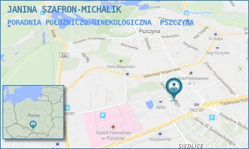 PORADNIA POŁOŻNICZO-GINEKOLOGICZNA - JANINA SZAFRON-MICHALIK - UL. JANA KILIŃSKIEGO 3A,  PSZCZYNA