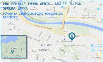 PORADNIA GINEKOLOGICZNO-POŁOŻNICZA - PRO FEMINAE IWONA AERTS, JANUSZ PALIGA SPÓŁKA JAWNA - UL. CZEKOLADOWA 7,  RACIBÓRZ