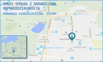 PORADNIA GINEKOLOGICZNA - OMNIS SPÓŁKA Z OGRANICZONĄ ODPOWIEDZIALNOŚCIĄ - UL. ŚW. CYRYLA I METODEGO 38,  BYTOM