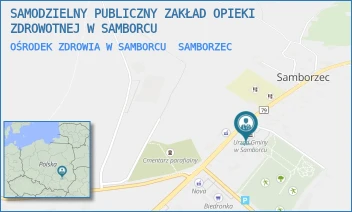 OŚRODEK ZDROWIA W SAMBORCU - SAMODZIELNY PUBLICZNY ZAKŁAD OPIEKI ZDROWOTNEJ W SAMBORCU - 43,  SAMBORZEC