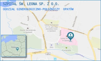ODDZIAŁ GINEKOLOGICZNO-POŁOŻNICZY - SZPITAL ŚW. LEONA SP. Z O.O. - SZPITALNA 4/SZP,  OPATÓW