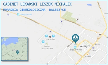 PORADNIA GINEKOLOGICZNA - GABINET LEKARSKI LESZEK MICHALEC - STASZICA 22,  DALESZYCE
