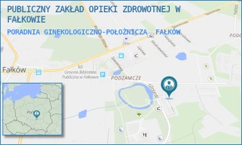 PORADNIA GINEKOLOGICZNO-POŁOŻNICZA - PUBLICZNY ZAKŁAD OPIEKI ZDROWOTNEJ W FAŁKOWIE - ZAMKOWA 24,  FAŁKÓW