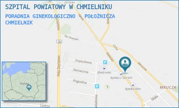PORADNIA GINEKOLOGICZNO - POŁOŻNICZA - SZPITAL POWIATOWY W CHMIELNIKU - KIELECKA 18,  CHMIELNIK