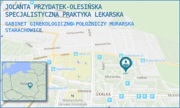 GABINET GINEKOLOGICZNO-POŁOŻNICZY MURARSKA - JOLANTA PRZYDATEK-OLESIŃSKA SPECJALISTYCZNA PRAKTYKA LEKARSKA - MURARSKA 14/103/107,  STARACHOWICE