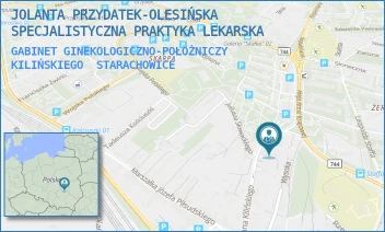 GABINET GINEKOLOGICZNO-POŁOŻNICZY KILIŃSKIEGO - JOLANTA PRZYDATEK-OLESIŃSKA SPECJALISTYCZNA PRAKTYKA LEKARSKA - KILIŃSKIEGO 24/110/111,  STARACHOWICE