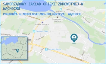 PORADNIA GINEKOLOGICZNO-POŁOŻNICZA - SAMORZĄDOWY ZAKŁAD OPIEKI ZDROWOTNEJ W WĄCHOCKU - BŁONIE 24,  WĄCHOCK