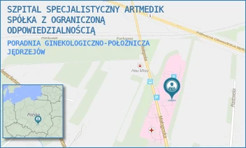 PORADNIA GINEKOLOGICZNO-POŁOŻNICZA - SZPITAL SPECJALISTYCZNY ARTMEDIK SPÓŁKA Z OGRANICZONĄ ODPOWIEDZIALNOŚCIĄ - MAŁOGOSKA 25,  JĘDRZEJÓW