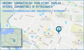 PORADNIA GINEKOLOGICZNO-POŁOŻNICZA - GMINNY SAMODZIELNY PUBLICZNY ZAKŁAD OPIEKI ZDROWOTNEJ W RYTWIANACH - KOŚCIELNA 9,  RYTWIANY