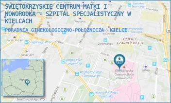 PORADNIA GINEKOLOGICZNO-POŁOŻNICZA - ŚWIĘTOKRZYSKIE CENTRUM MATKI I NOWORODKA - SZPITAL SPECJALISTYCZNY W KIELCACH - PROSTA 30,  KIELCE